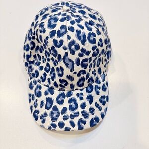 Blue Leopard Print Women's Hat